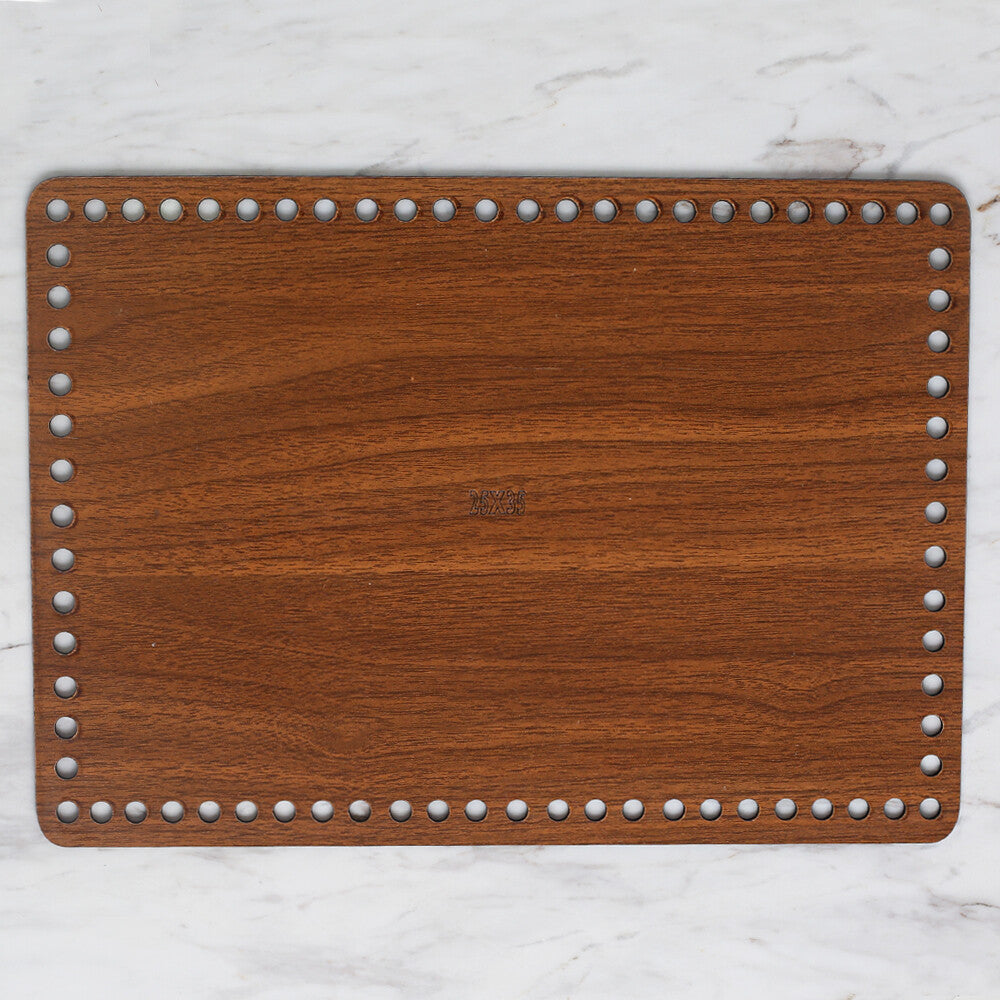 Loren Ahşap Taban Büyük Boy Dikdörtgen 25X35 CM